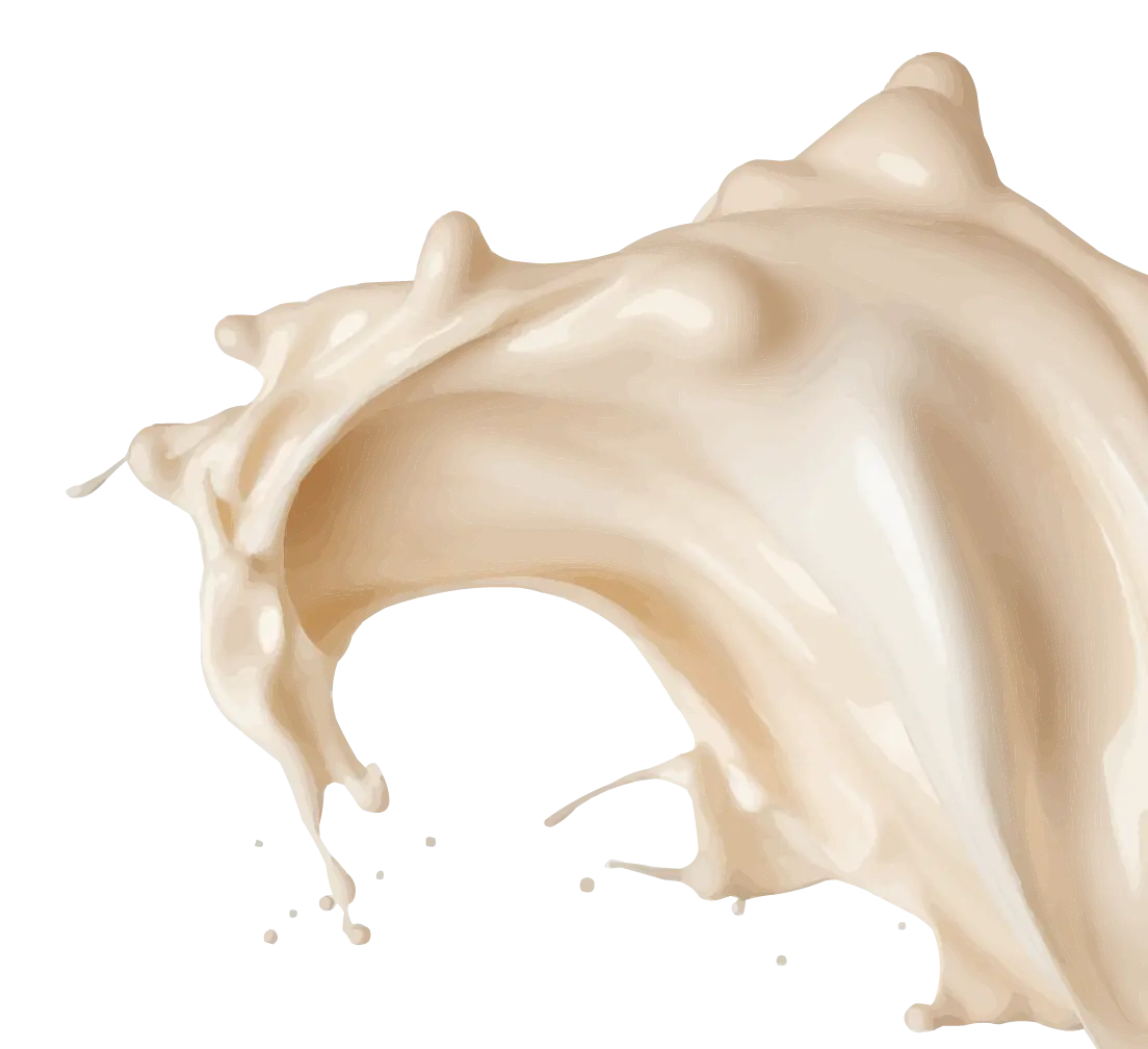 Milk splash decoration